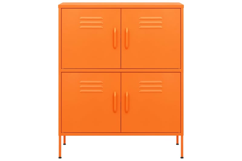 Varastokaappi oranssi 80x35x101,5 cm teräs - Säilytys - Kaappi - Säilytyskaappi