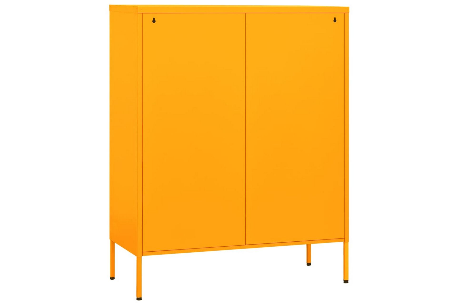 Varastokaappi sinapinkeltainen 80x35x101,5 cm teräs - Säilytys - Kaappi - Säilytyskaappi