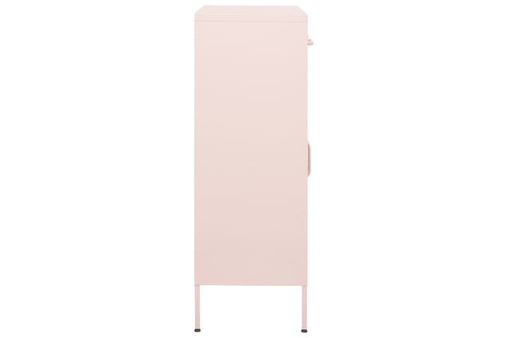 Varastokaappi pinkki 80x35x101,5 cm teräs - Säilytyskaappi - Pukukaappi