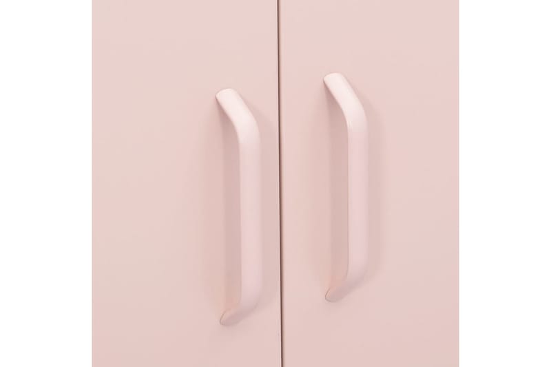 Varastokaappi pinkki 80x35x101,5 cm teräs - Säilytys - Kaappi - Säilytyskaappi
