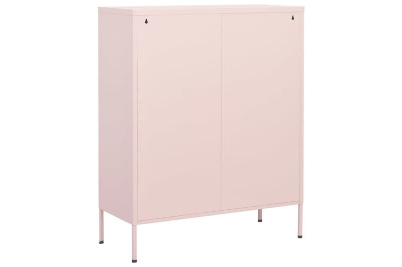Varastokaappi pinkki 80x35x101,5 cm teräs - Säilytys - Kaappi - Säilytyskaappi