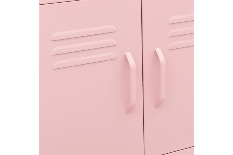 Varastokaappi pinkki 60x35x49 cm teräs - Pinkki - Säilytys - Kaappi - Säilytyskaappi