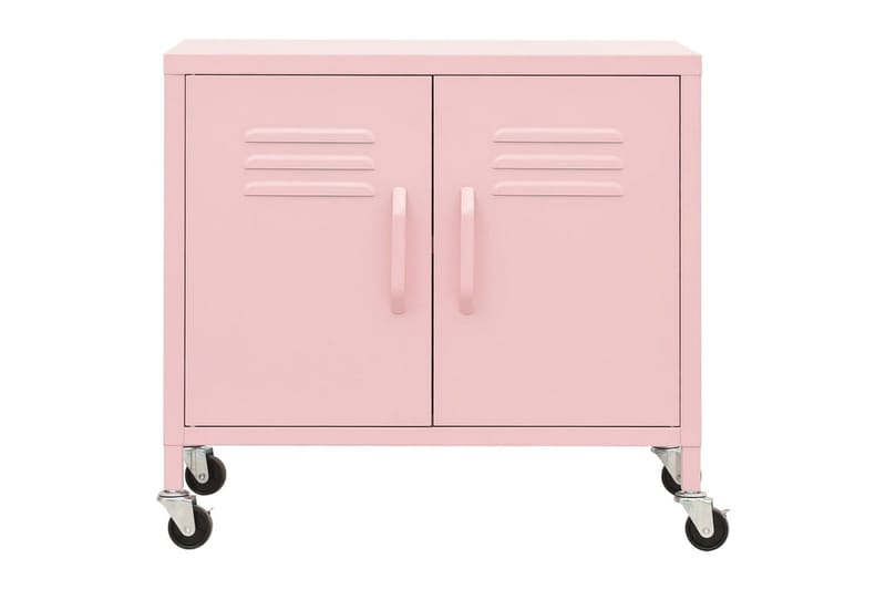 Varastokaappi pinkki 60x35x49 cm teräs - Pinkki - Säilytys - Kaappi - Säilytyskaappi