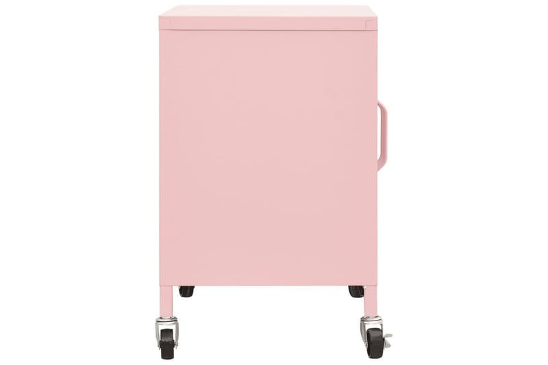 Varastokaappi pinkki 60x35x49 cm teräs - Pinkki - Säilytys - Kaappi - Säilytyskaappi