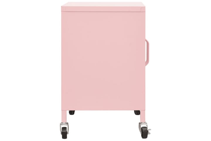 Varastokaappi pinkki 60x35x49 cm teräs - Pinkki - Säilytyskaappi