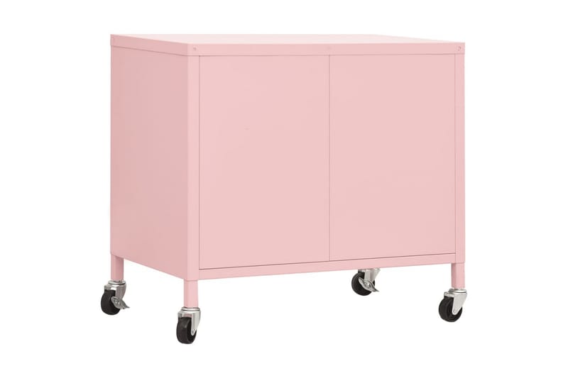 Varastokaappi pinkki 60x35x49 cm teräs - Pinkki - Säilytys - Kaappi - Säilytyskaappi