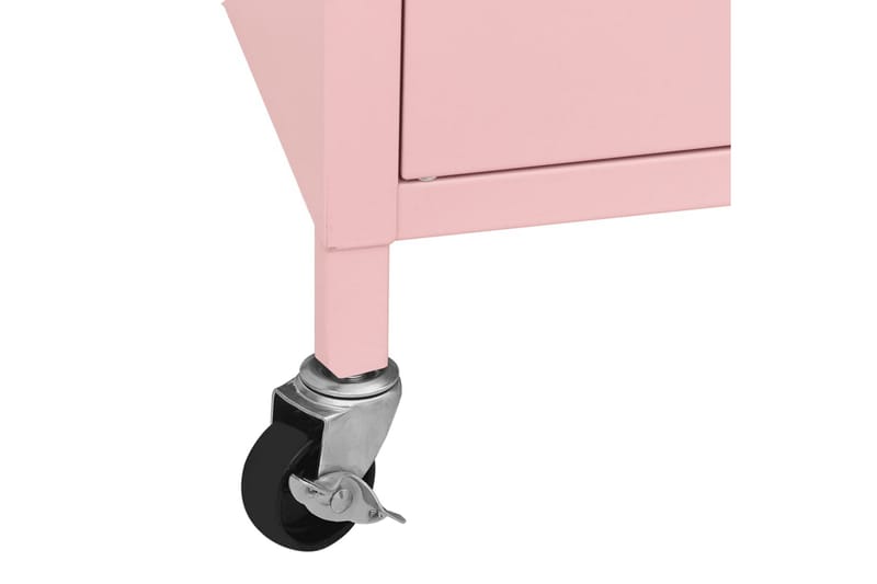 Varastokaappi pinkki 60x35x49 cm teräs - Pinkki - Säilytys - Kaappi - Säilytyskaappi