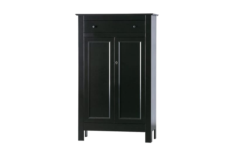 Vitriinikaappi Avilius 93x40 cm - Mänty/Musta - Säilytys - Kaappi - Säilytyskaappi