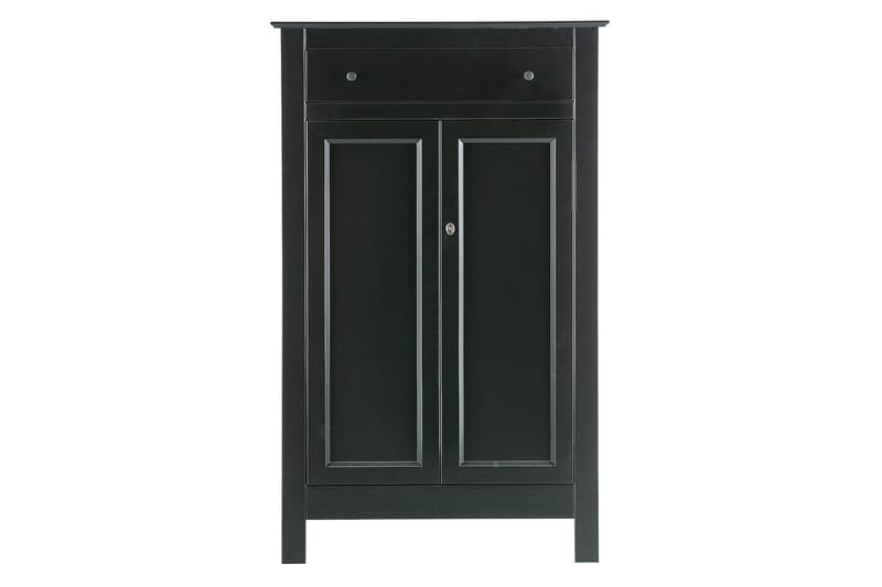 Vitriinikaappi Avilius 93x40 cm - Mänty/Musta - Säilytys - Kaappi - Säilytyskaappi