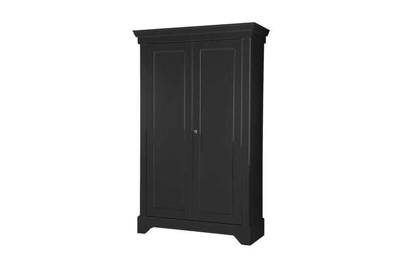 Vitriinikaappi Sibeal 118x47 cm - Mänty/Mattamusta - Säilytys - Kaappi - Säilytyskaappi