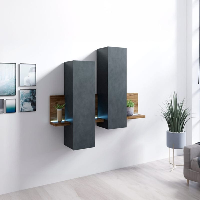 Seinään kiinnitettävä kaappi Bota - Apple Kuusi - Säilytys - Kaappi - Säilytyskaappi