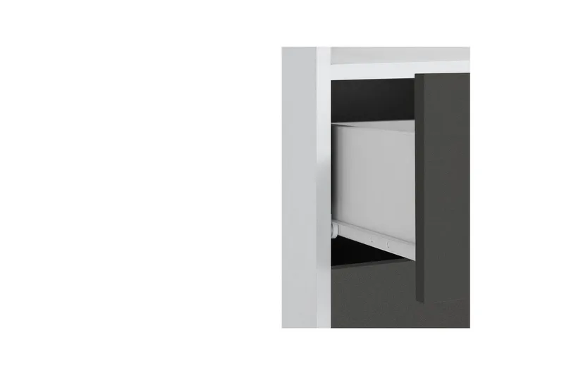 Seinäkaappi Mirza Valkoinen/Antrasiitti - Valkoinen/Antrasiitti - Säilytys - Kaappi - Säilytyskaappi