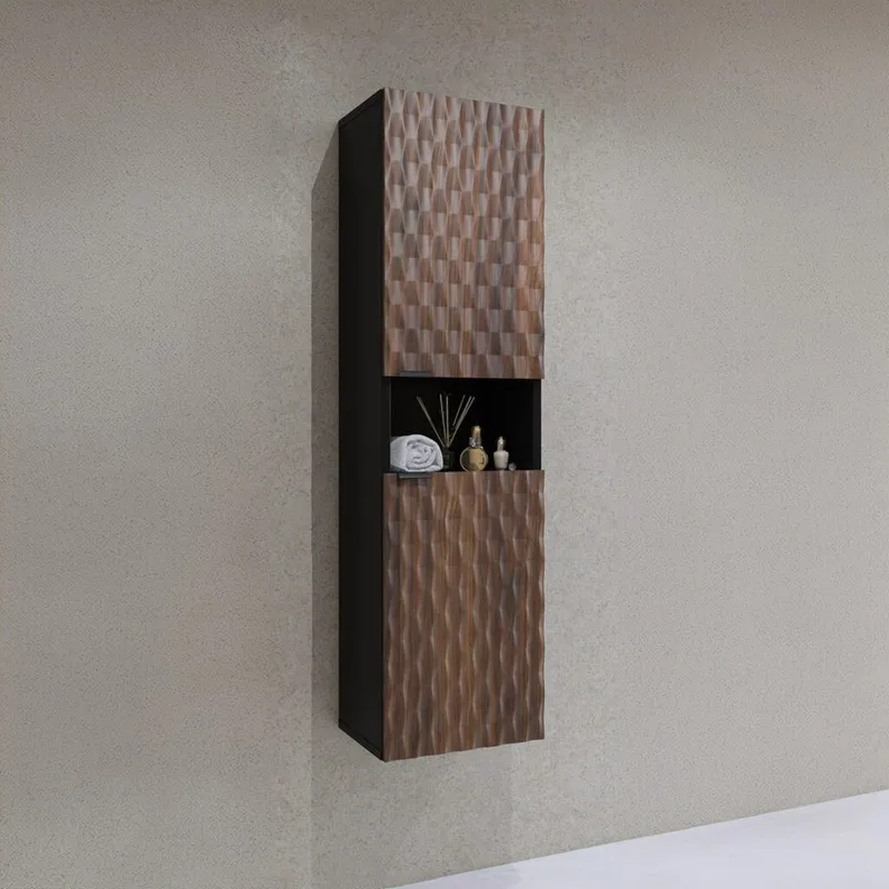 Seinälle Asennettava Kaappi Enzo 2 ovea - Säilytys - Kaappi - Säilytyskaappi