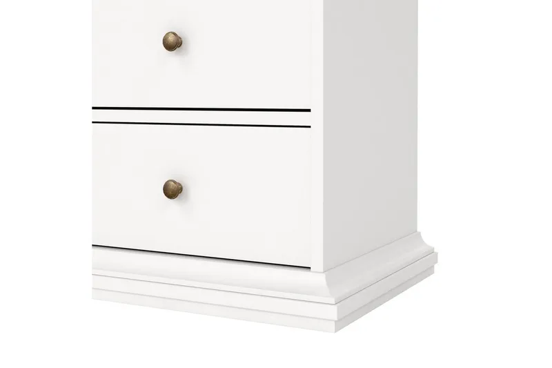 Shoiba Vitriinikaappi 96x201 cm - Valkoinen - Säilytys - Kaappi - Vitriini