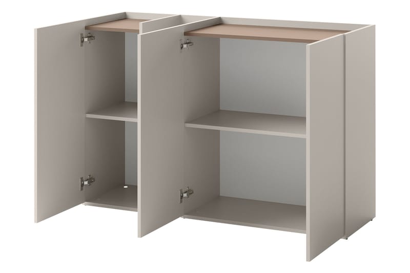 Sigma Highboard - Vaalean Harmaa/Beige - Säilytys - Kaappi - Säilytyskaappi