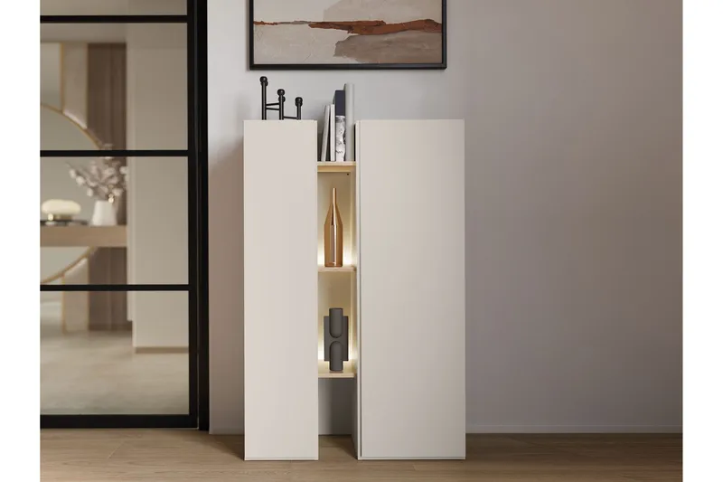 Sigma Highboard - Valkoinen - Säilytys - Kaappi - Säilytyskaappi