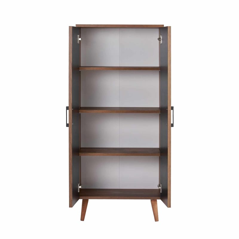 Simora Monitoimikaappi 60x135 cm - Pähkinä - Säilytys - Kaappi - Säilytyskaappi