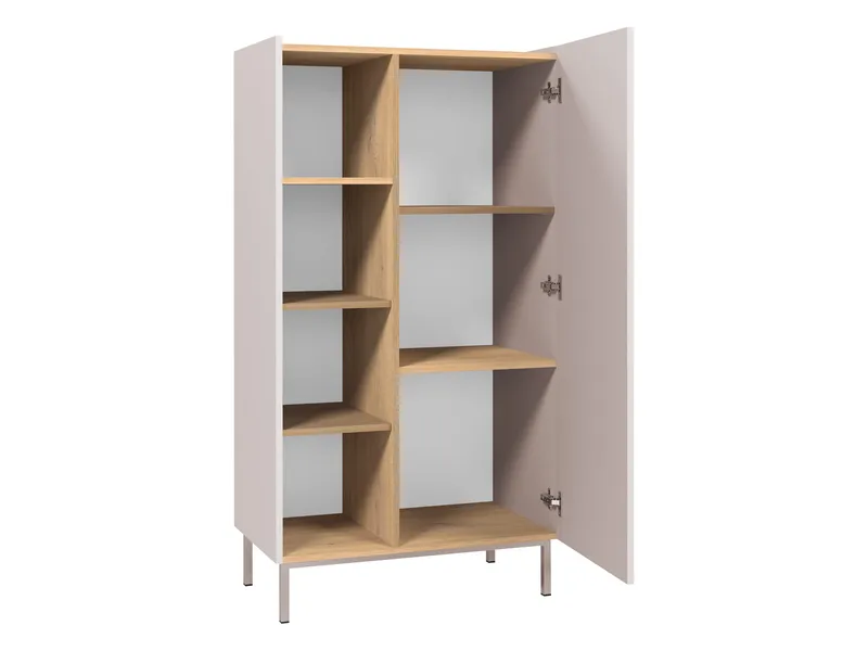 Tavrin Highboard-kaappi 140 cm - Beige - Säilytys - Kaappi - Säilytyskaappi