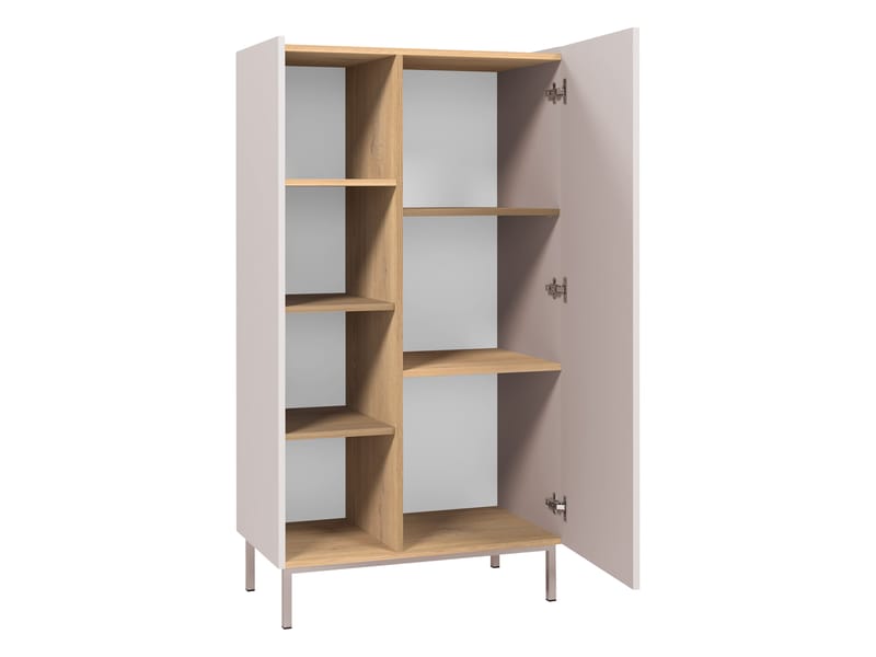 Tavrin Highboard-kaappi 140 cm - Musta - Säilytys - Kaappi - Säilytyskaappi