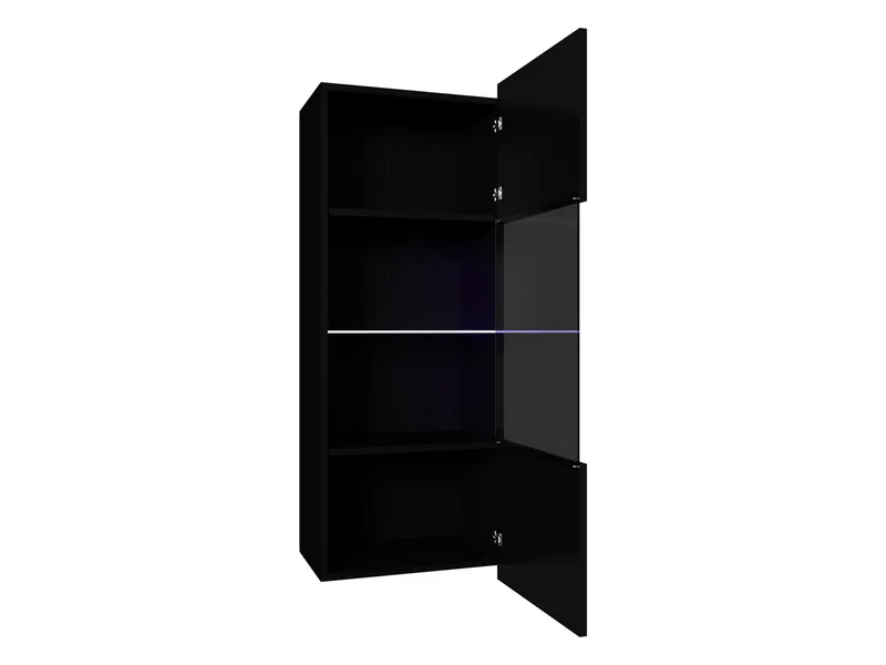 Tessan-vitriiinikaappi 45x117 cm - ruskea - Säilytys - Kaappi - Vitriini