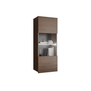 Tessan-vitriiinikaappi 45x117 cm - ruskea - Säilytys - Kaappi - Vitriini