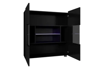 Tessan Vitriinikaappi 100x107 cm - Valkoinen - Säilytys - Kaappi - Vitriini