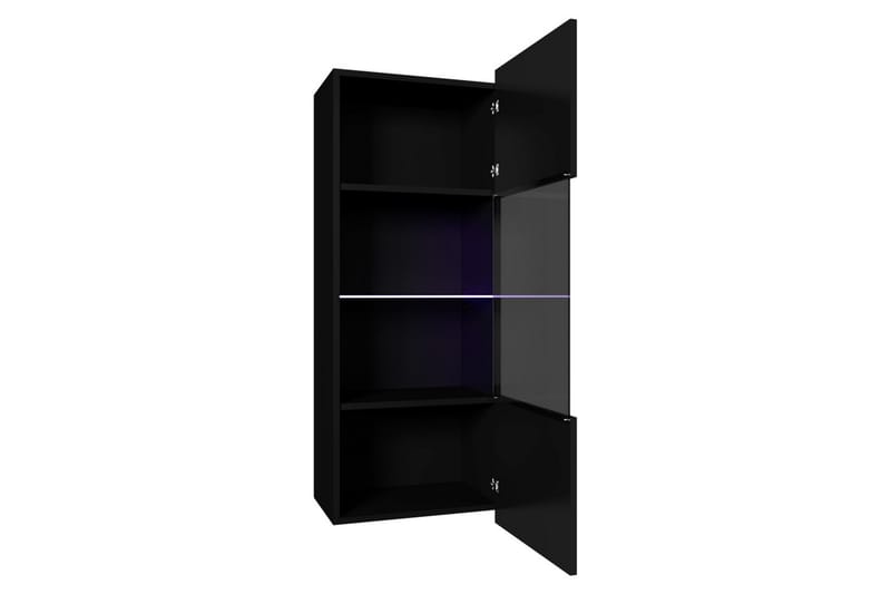 Tessan Vitriinikaappi 45x117 cm - Valkoinen - Säilytys - Kaappi - Vitriini