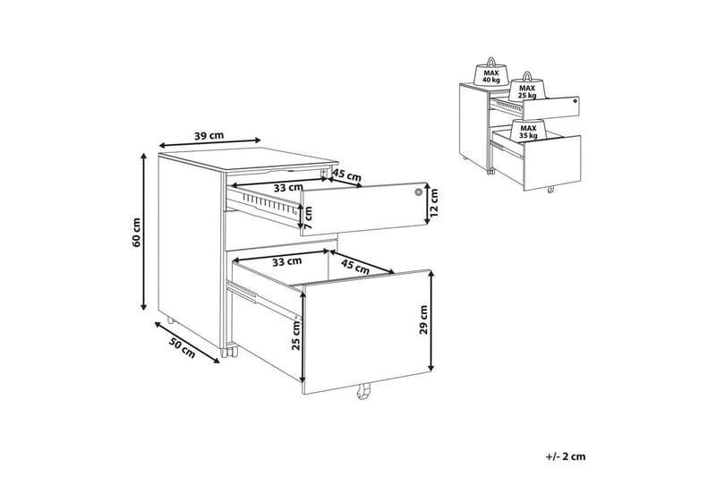 Toimistokaappi Cami Vihreä - Vihreä - Säilytys - Kaappi - Säilytyskaappi
