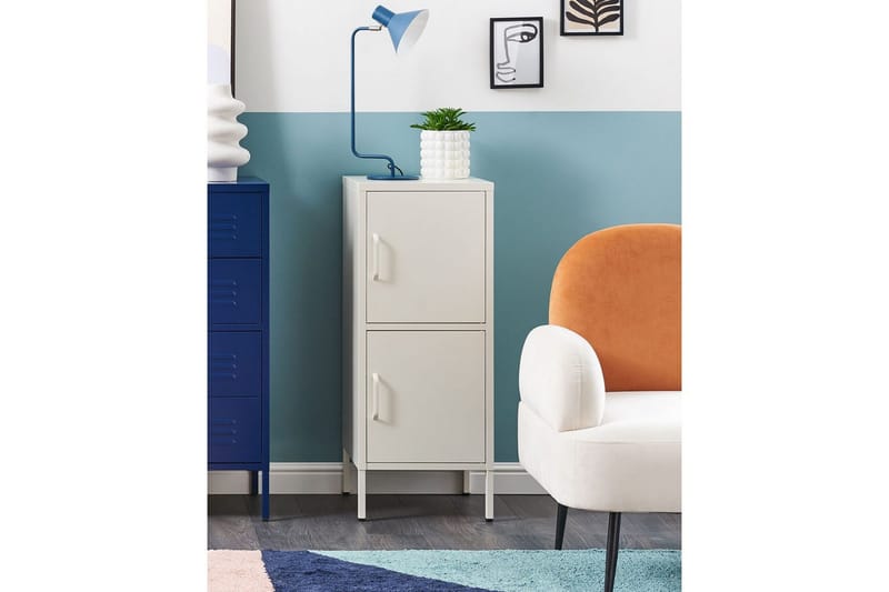 Toimistokaappi Huron Valkoinen - Valkoinen - Säilytys - Kaappi - Säilytyskaappi