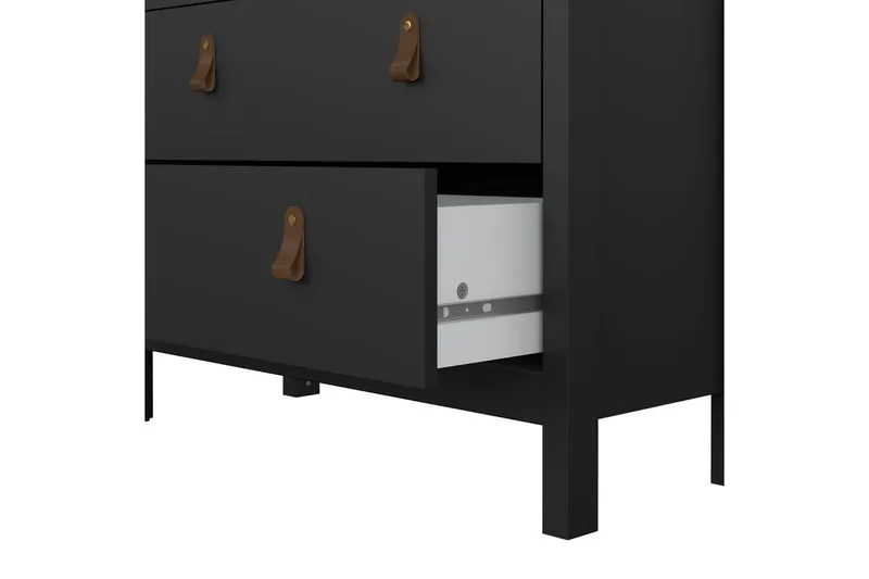 Vallvidera Vitriinikaappi 78,05x199 cm - Musta - Säilytys - Kaappi - Vitriini