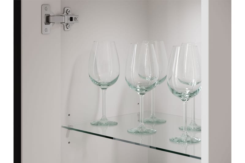 Vanha Highboard - Ruskea/Valkoinen - Säilytys - Kaappi - Säilytyskaappi