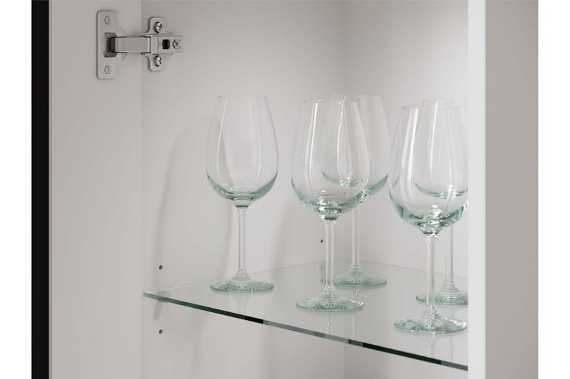 Vanha Highboard - Ruskea/Valkoinen - Säilytys - Kaappi - Säilytyskaappi