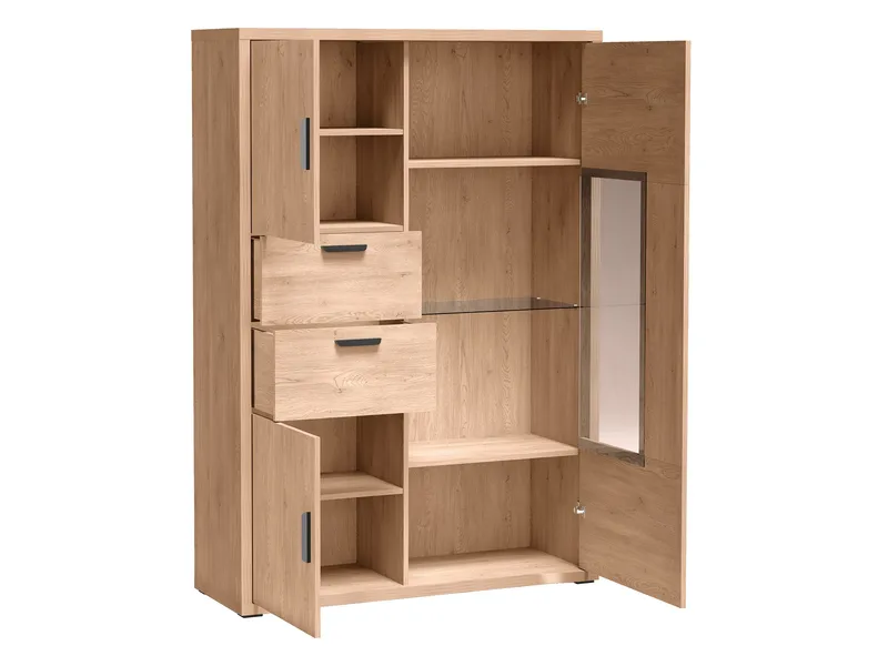 Veyricus Vitriinikaappi 168 cm - Säilytys - Kaappi - Vitriini