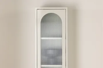 Cali Vitrinekaappi 37x180 cm - Beige - Säilytys - Kaappi - Vitriini