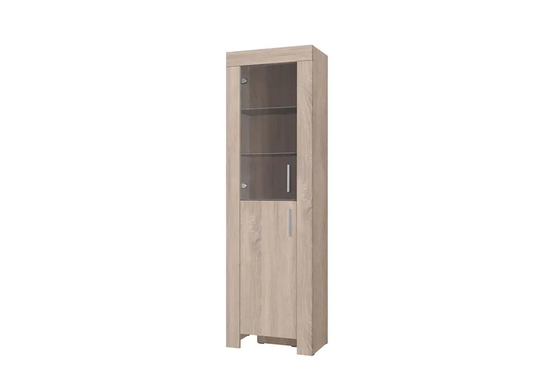 Cezar Vitrinskåp 60x42x201 cm Ek, undefined