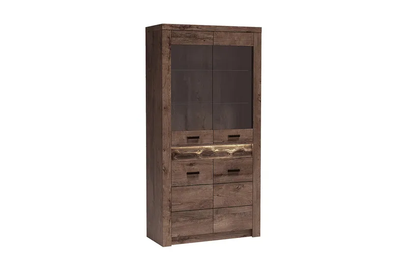 Indianapolis Vitriinikaappi 96x42x192 cm, undefined