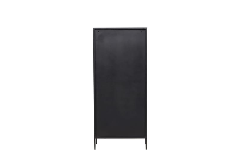 La Paz -vitrriinikaappi 70x160 cm, musta - Säilytys - Kaappi - Vitriini