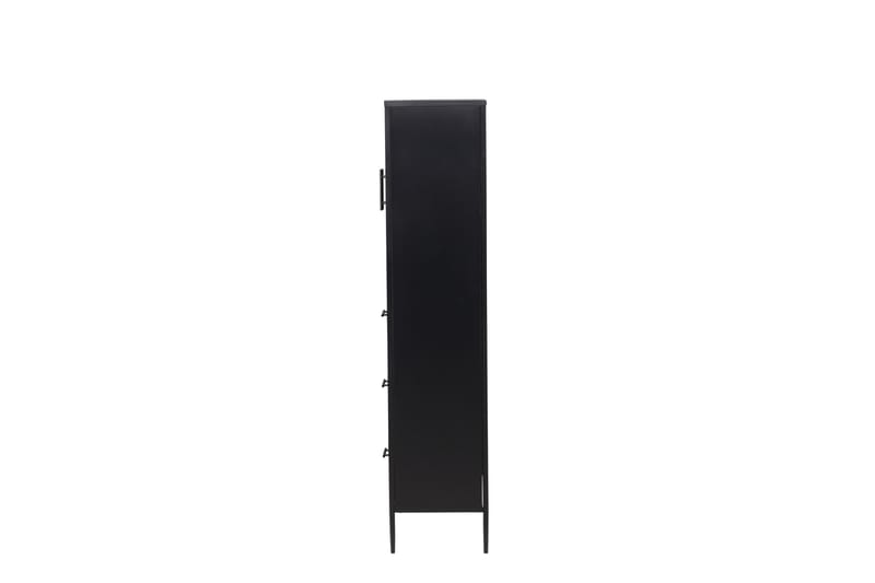 La Paz Vitrinekaappi 70x160 cm - Musta - Säilytys - Kaappi - Vitriini