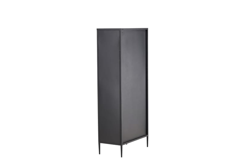 La Paz Vitrinekaappi 70x160 cm - Musta - Säilytys - Kaappi - Vitriini