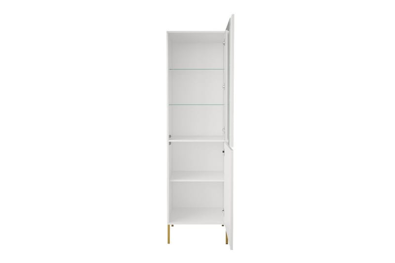 Lasivitriini Glenndale 190 cm - Cashmere - Säilytys - Kaappi - Vitriini