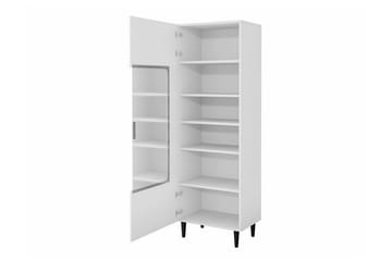 Lasivitriini Kintore 180 cm - Musta - Säilytys - Kaappi - Vitriini