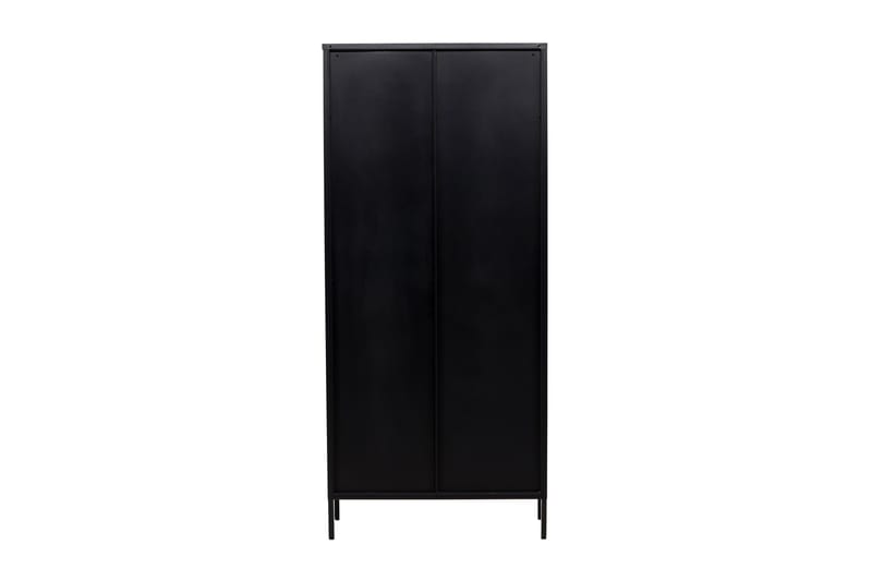 Lima Vitrinekaappi 80x180 cm - Musta - Säilytys - Kaappi - Vitriini