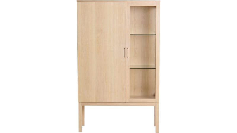 Vitriini Odlund lasiovella & valaistuksella, Valkaistu