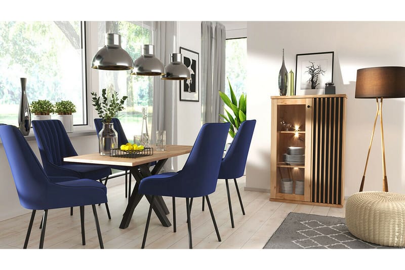 Rosehall vitriinikaappi 132 cm - Säilytys - Kaappi - Vitriini
