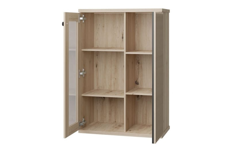 Rosehall Vitrinskåp 132 cm Black - Säilytys - Kaappi - Vitriini