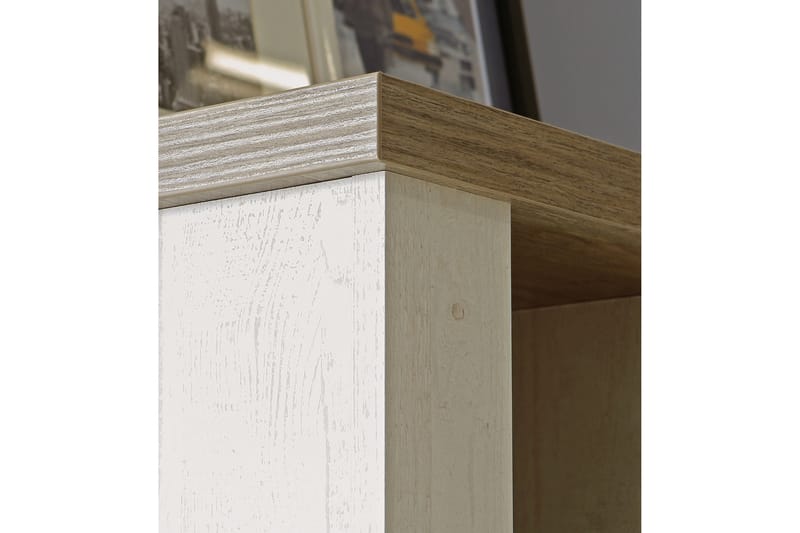 Senkki Breage 41x110 cm - Ruskea/Valkoinen - Säilytys - Kaappi - Vitriini