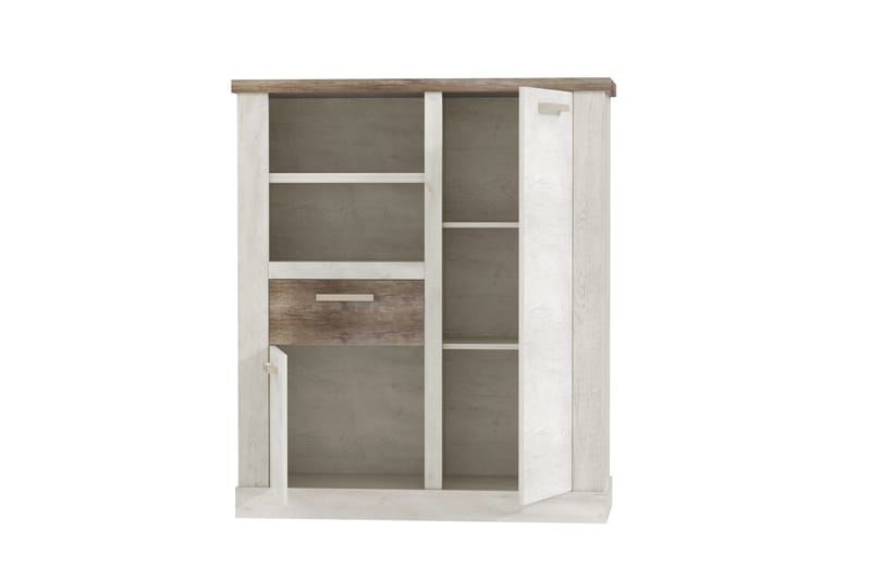 Senkki Breage 41x110 cm - Ruskea/Valkoinen - Säilytys - Kaappi - Vitriini