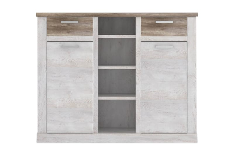 Senkki Breage 41x160 cm - Ruskea/Valkoinen - Säilytys - Kaappi - Vitriini