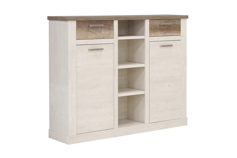 Senkki Breage 41x160 cm - Ruskea/Valkoinen - Säilytys - Kaappi - Vitriini