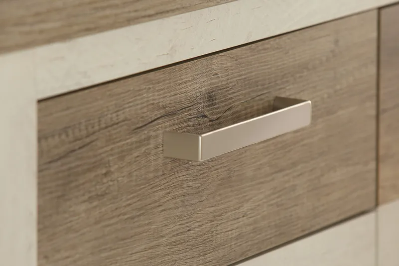 Senkki Breage 41x172 cm - Ruskea/Valkoinen - Säilytys - Kaappi - Vitriini